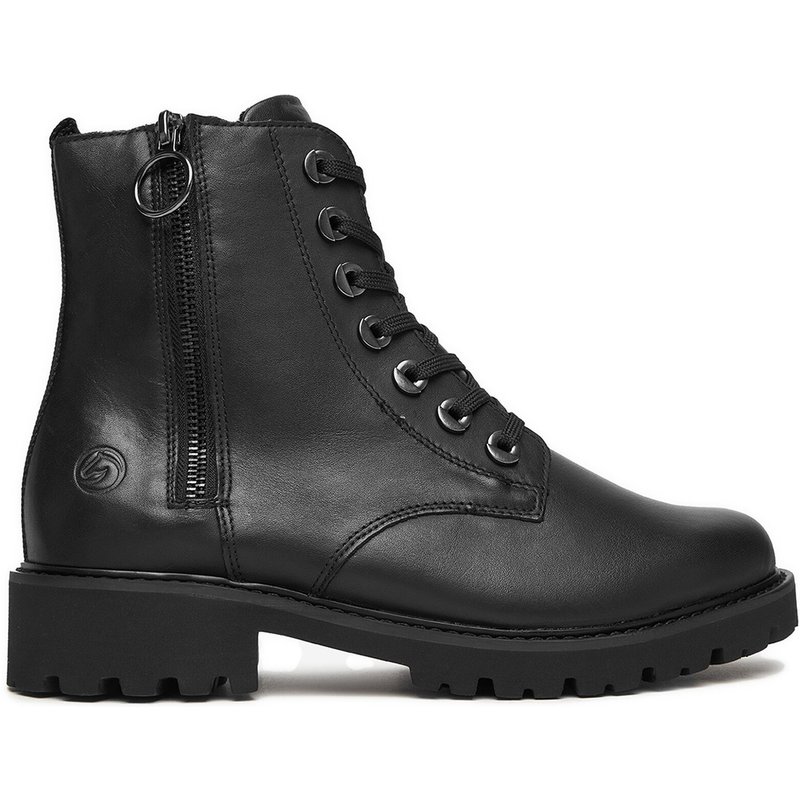 Schnürschuhe Remonte D8671-01 Schwarz