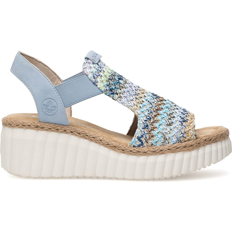 Sandalen Rieker 69172-91 Blau