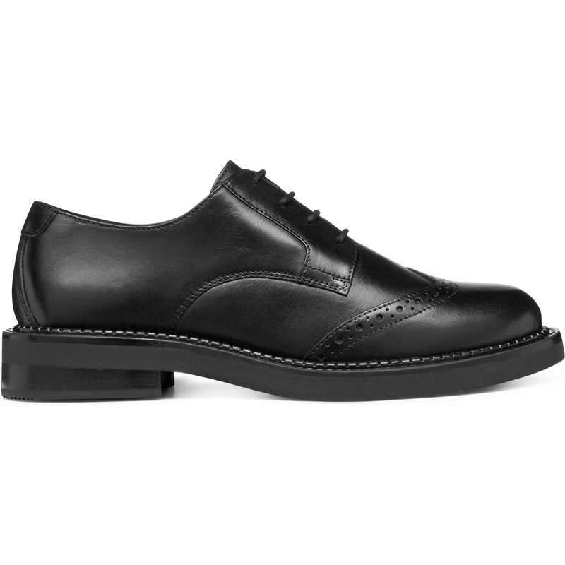 Oxford Schuhe Geox D Serilda D56WYD 00043 C9999 Schwarz
