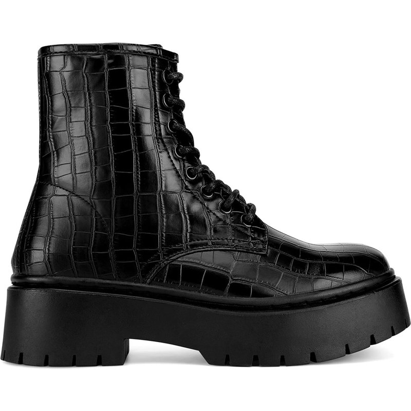 Schnürstiefeletten DeeZee HY13123-5 Schwarz