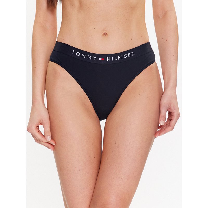 Tommy Hilfiger Klassischer Damenslip UW0UW04145 Dunkelblau