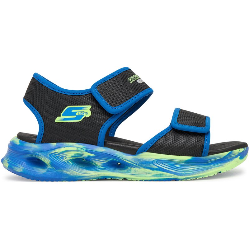 Sandalen Skechers S-Lights: Sola Glow Sandal - Fusion Brights 407032L/BKBL Schwarz