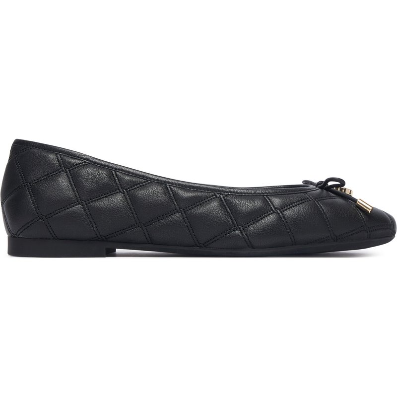 Ballerinas Tommy Hilfiger Charm Quilted Ballerina FW0FW09503 Schwarz