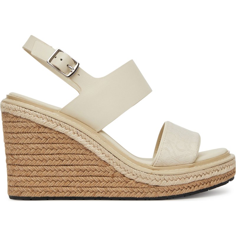 Espadrilles Calvin Klein Wedge Sandal 70 - Jacq HW0HW02386 Weiß