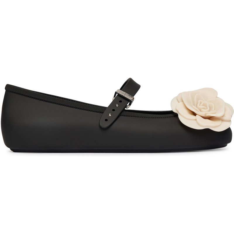 Ballerinas Melissa Melissa Soft Ballerina Petals Ad 37820 Schwarz