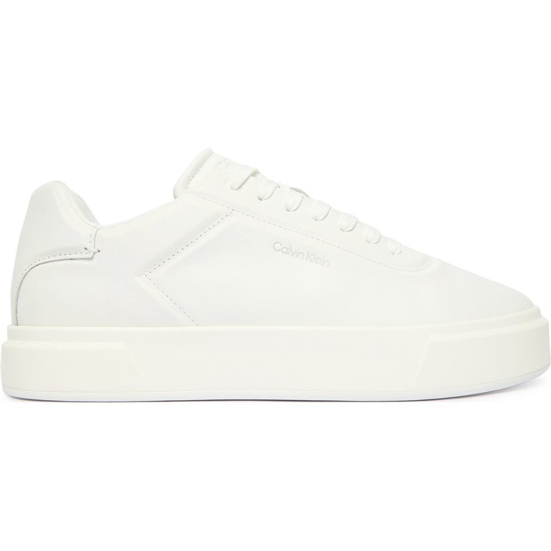 Sneakers Calvin Klein Basket Cups Oxf Lup Hf Lth YM0YM01452 Weiß
