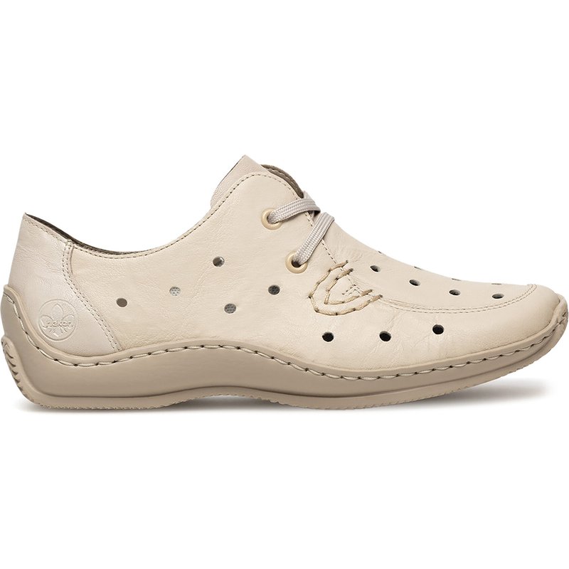 Halbschuhe Rieker L1715-60 Beige