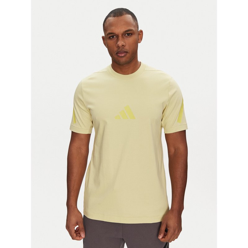adidas T-Shirt Z.N.E. JD5981 Gelb Regular Fit