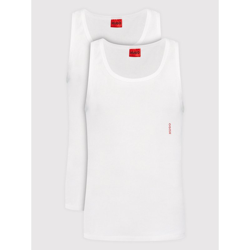 HUGO Tanktop-Set 50469778 Weiß Slim Fit