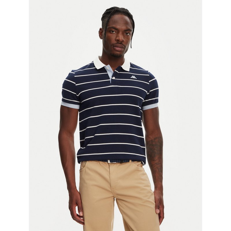 Robe di Kappa Poloshirt Masao 64131FW Dunkelblau Slim Fit