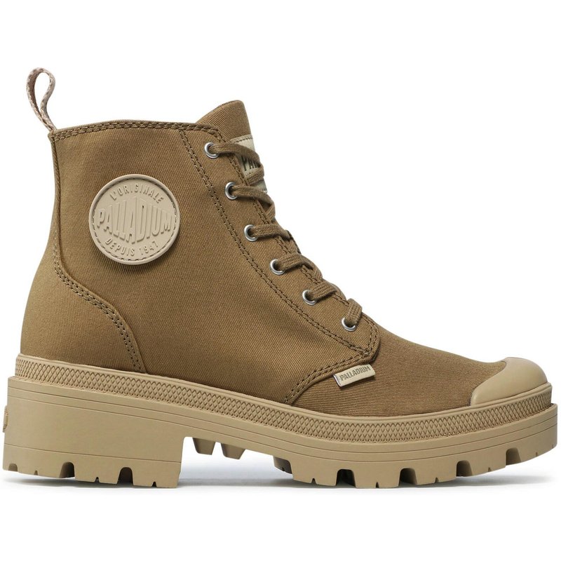 Schnürstiefeletten Palladium Pallabase Twill 96907-204-M Grün