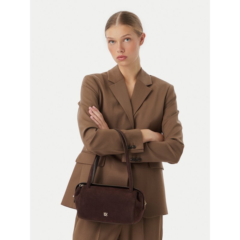 Handtasche HUGO Meelo S 50570070 Dunkelbraun