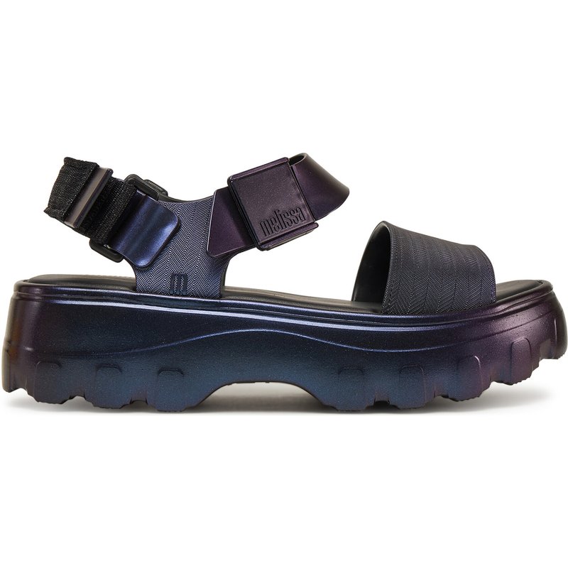 Sandalen Melissa Melissa Kick Off Sandal Metallic Ad M 36081 Dunkelblau