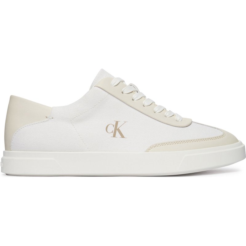 Sneakers Calvin Klein Low Pro Cups Wt Canv Mg HW0HW03145 Weiß