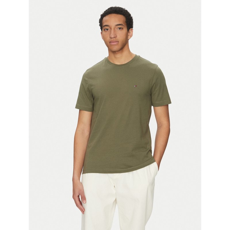 Tommy Hilfiger T-Shirt Ess Seasonal MW0MW39995 Grün Regular Fit