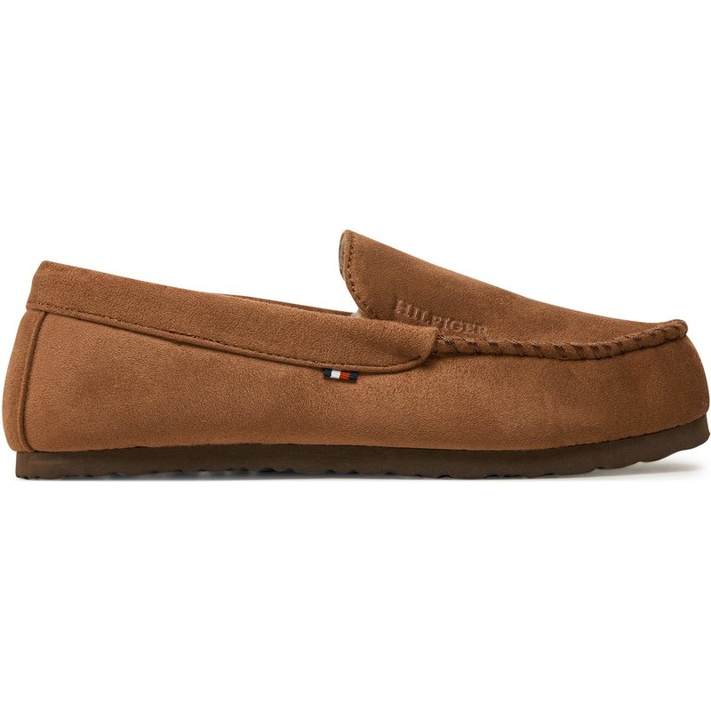 Hausschuhe Tommy Hilfiger Driver House Shoe FM0FM05224 Braun