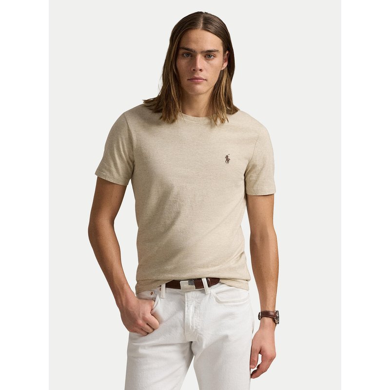 Polo Ralph Lauren T-Shirt 710671438203 Beige Slim Fit