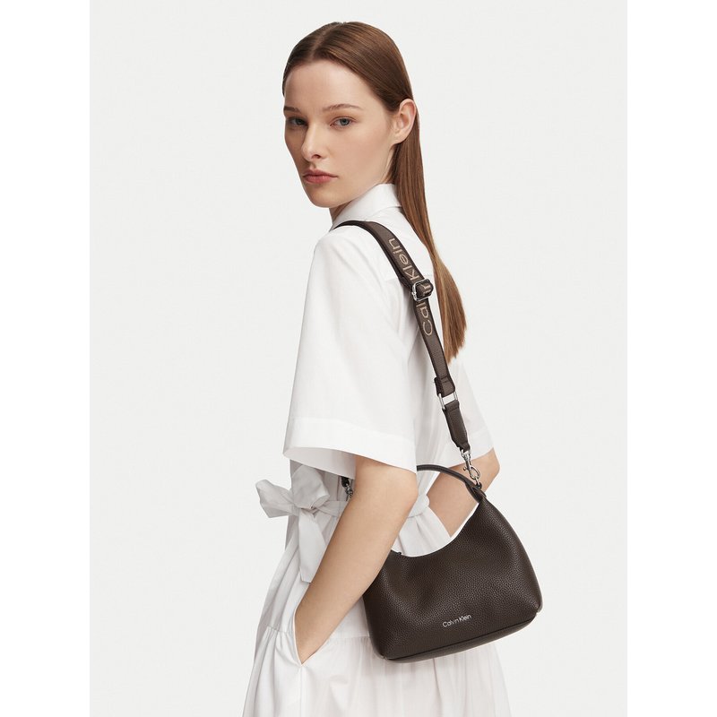 Handtasche Calvin Klein LV04F3892G Dunkelbraun