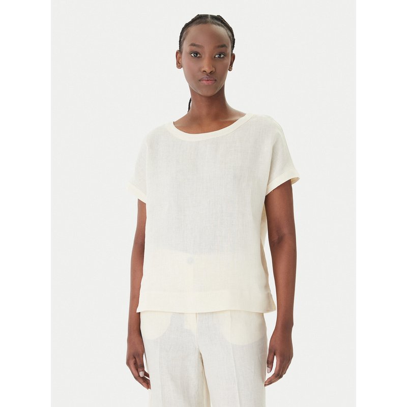 Marella T-Shirt Emme by Marella Geyser 2615111132 Creme Regular Fit