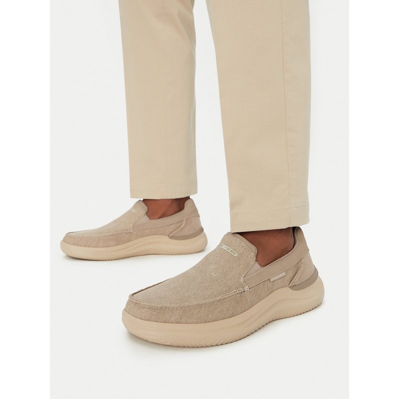 Halbschuhe Skechers Relaxed Fit: Hasting - Fielden 205066/TPE Beige