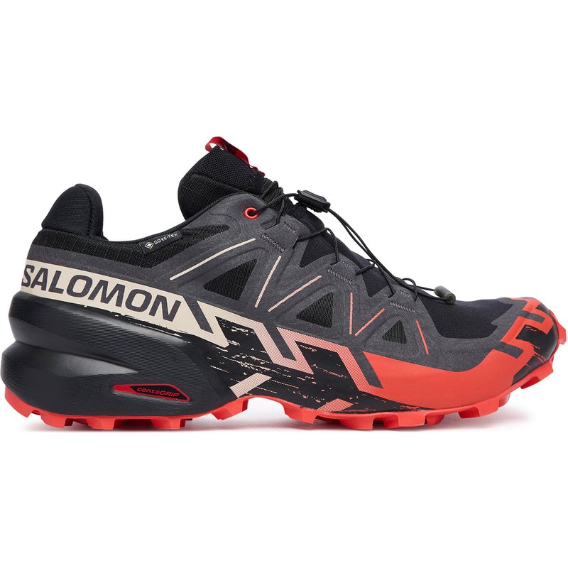 Laufschuhe Salomon Speedcross 6 Gore-Tex L49226000 Schwarz