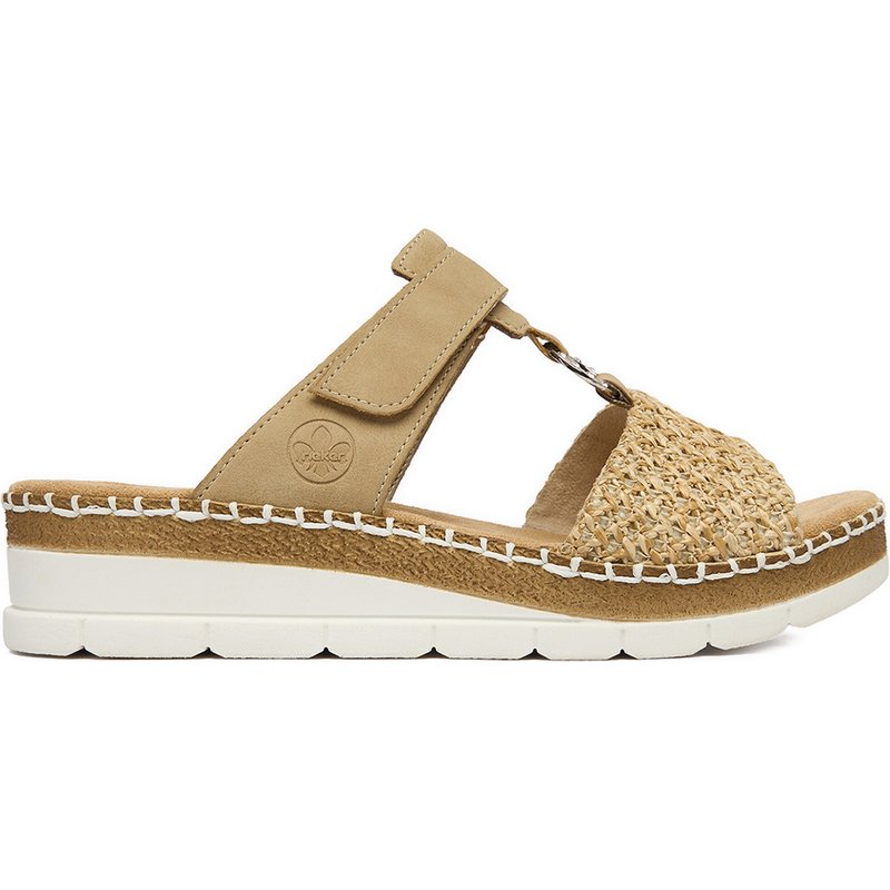 Pantoletten Rieker CEO-V1243-60 Beige