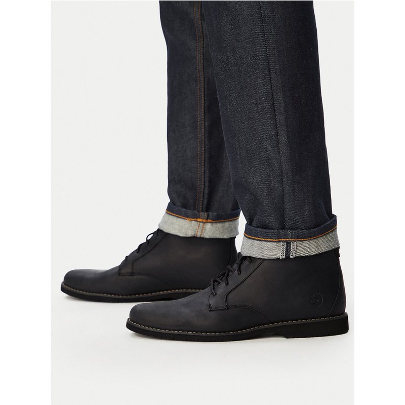 Schnürschuhe Timberland Woodhull Mid Lace Up TB0A413Z0011 Schwarz