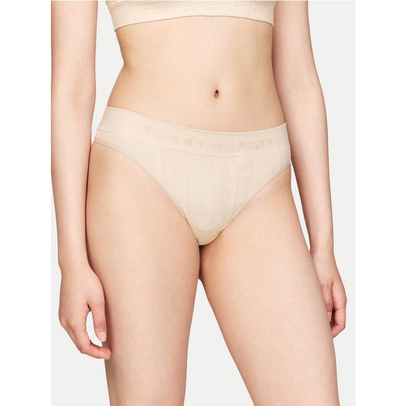 Tommy Hilfiger Stringtanga UW0UW05503 Beige