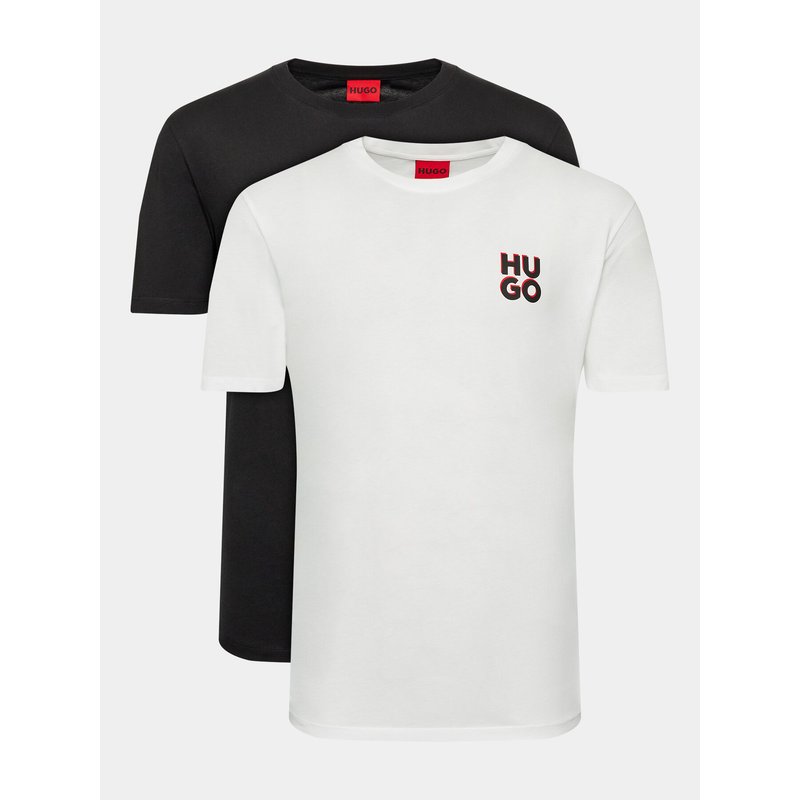 HUGO T-Shirt-Set 50492550 Weiß Regular Fit