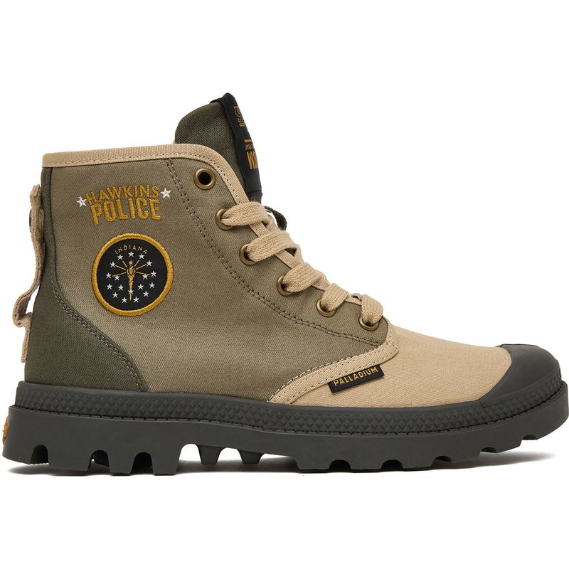 Schnürstiefeletten Palladium Pampa Hawkins Police 94624-308-M Grün