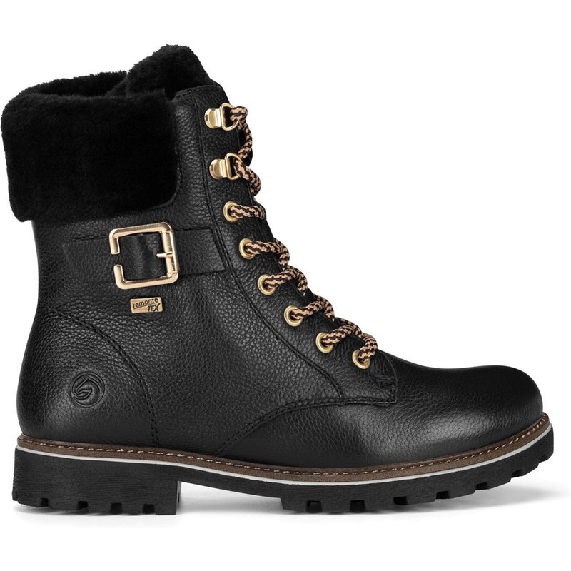 Schnürschuhe Remonte D8481-02 Schwarz