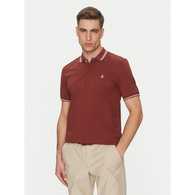 Marc O'Polo Poloshirt 523 2230 53054 Rot Regular Fit