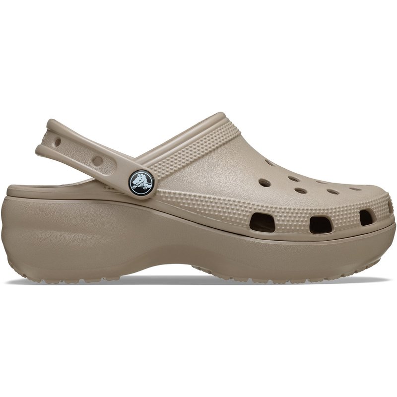 Pantoletten Crocs Classic Platform Clog 206750 Beige