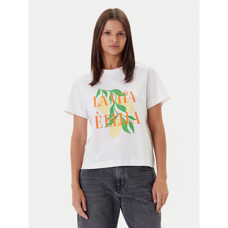 Vero Moda T-Shirt Sonna 10327143 Weiß Regular Fit