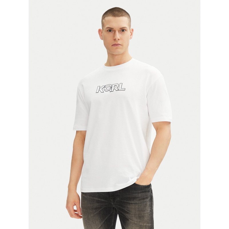 KARL LAGERFELD T-Shirt 755156 552235 Weiß Regular Fit