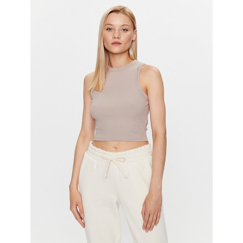 Guess Top Edie V3GP19 K8RT2 Beige Slim Fit