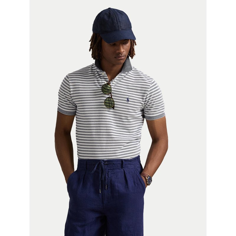 Polo Ralph Lauren Poloshirt 710974596001 Blau Custom Slim Fit