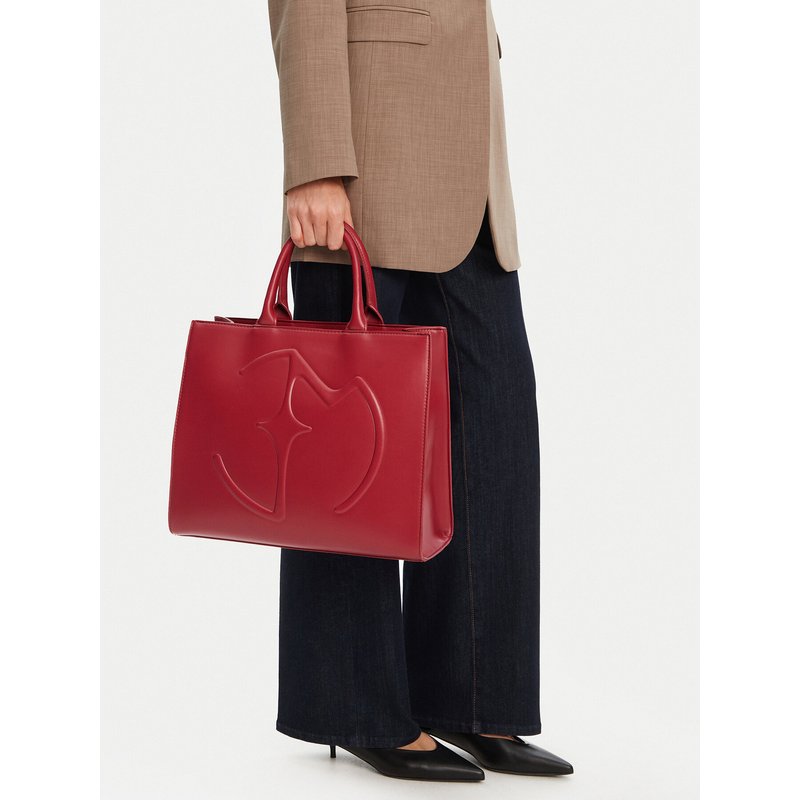 Handtasche Eva Minge EO-ALIZA-LDA8226 Dunkelrot