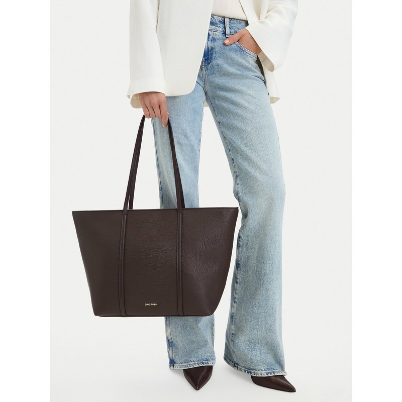 Handtasche GINO ROSSI C-LDA9518 Dunkelbraun