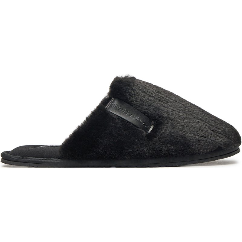 Hausschuhe Calvin Klein Jeans Hotel Slipper Fur After Glow YW0YW01593 Schwarz