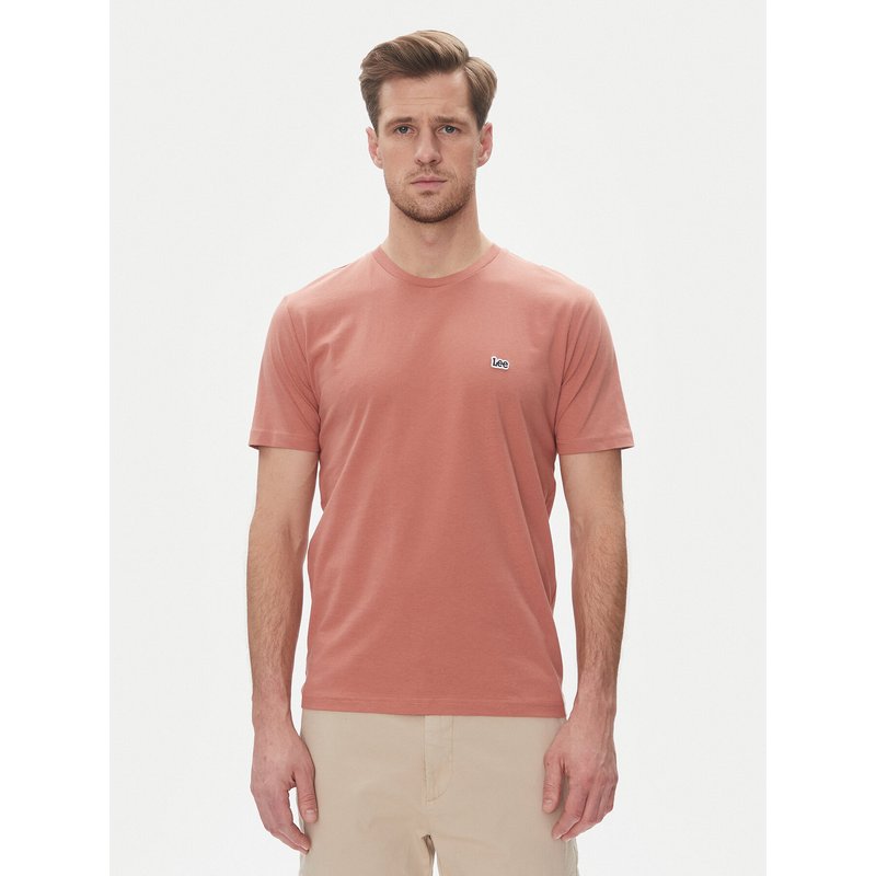 Lee T-Shirt Patch 112364539 Rosa Regular Fit