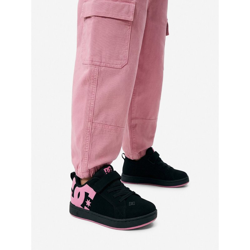 Sneakers DC Shoes EO-COURT GRAFFIK ELASTIC TODDLER DC02547003 Schwarz