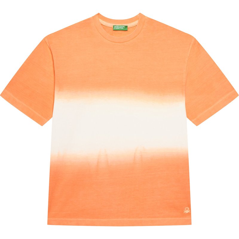 United Colors Of Benetton T-Shirt 3NPDC10OL Orange Regular Fit