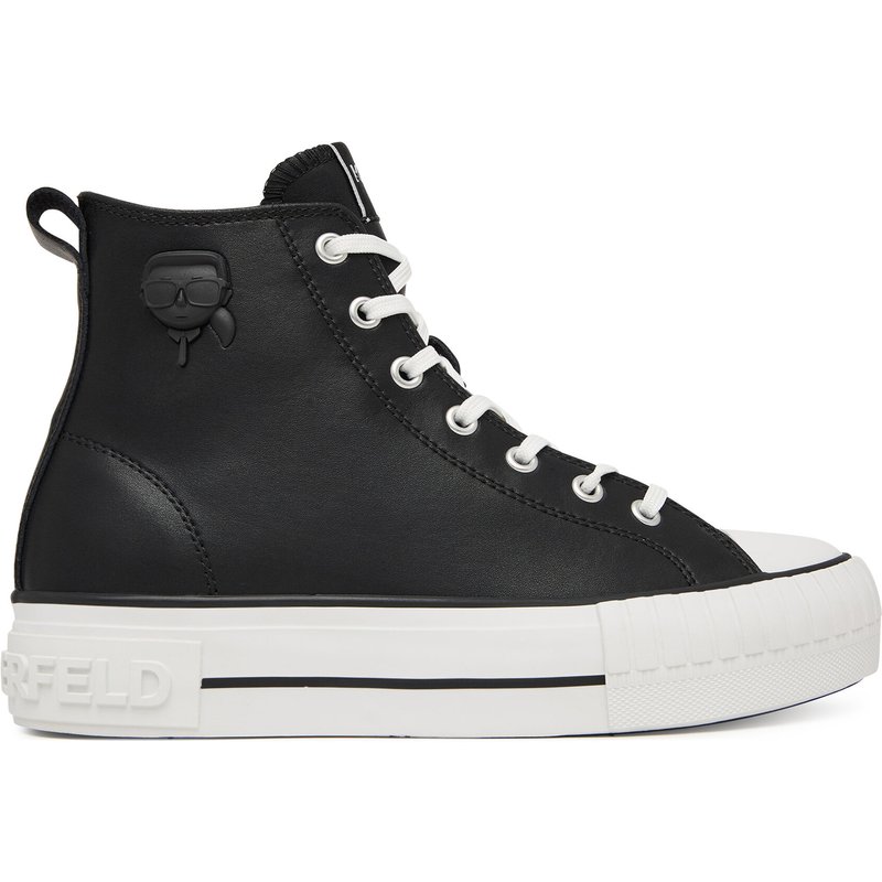 Sneakers aus Stoff KARL LAGERFELD Kampus Max KL60456 Schwarz