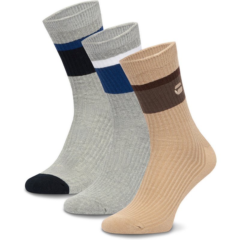 Lange Socken G-Star Raw CEO_LA_G-STAR_20258_Z_AW25 (3-PACK) Bunt