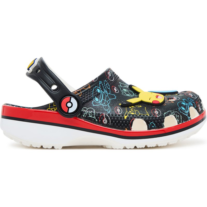 Pantoletten Crocs Pokémon Classic Clog 211344 Schwarz