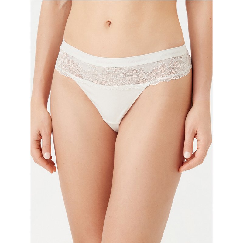 Calvin Klein Underwear Stringtanga 000QF7980E Écru