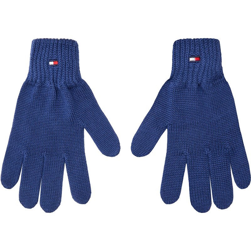 Kinderhandschuhe Tommy Hilfiger Small Flag AU0AU01657 Blau
