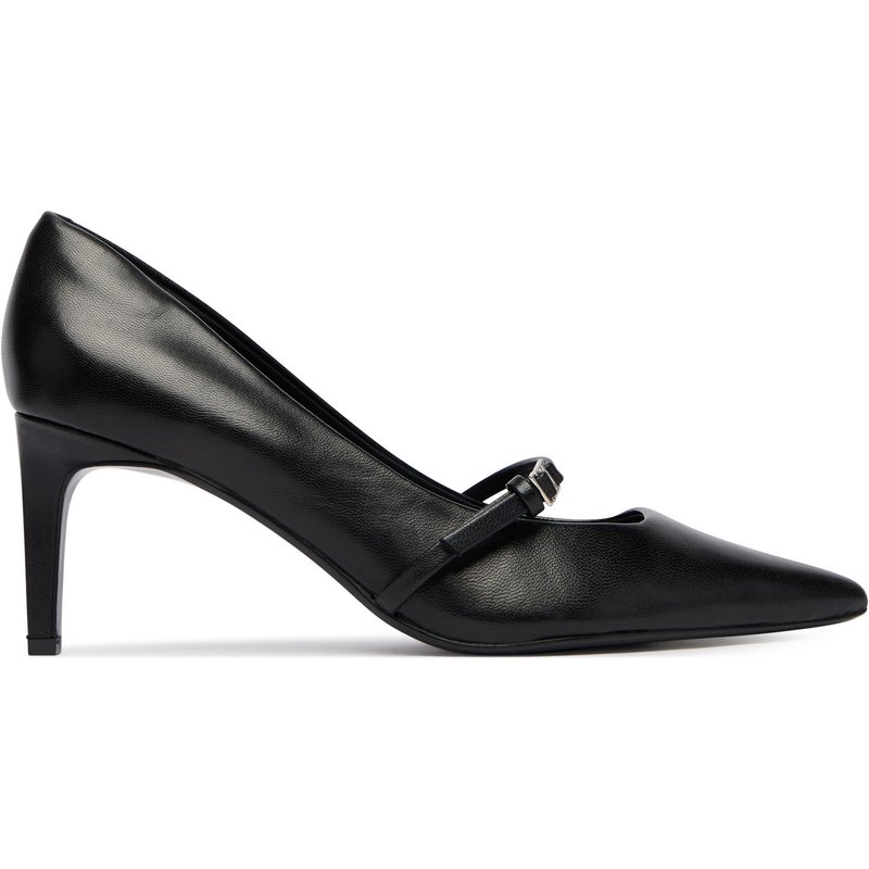 Pumps Calvin Klein Ess Stiletto 70 Mj Lth Hdw HW0HW02952 Schwarz