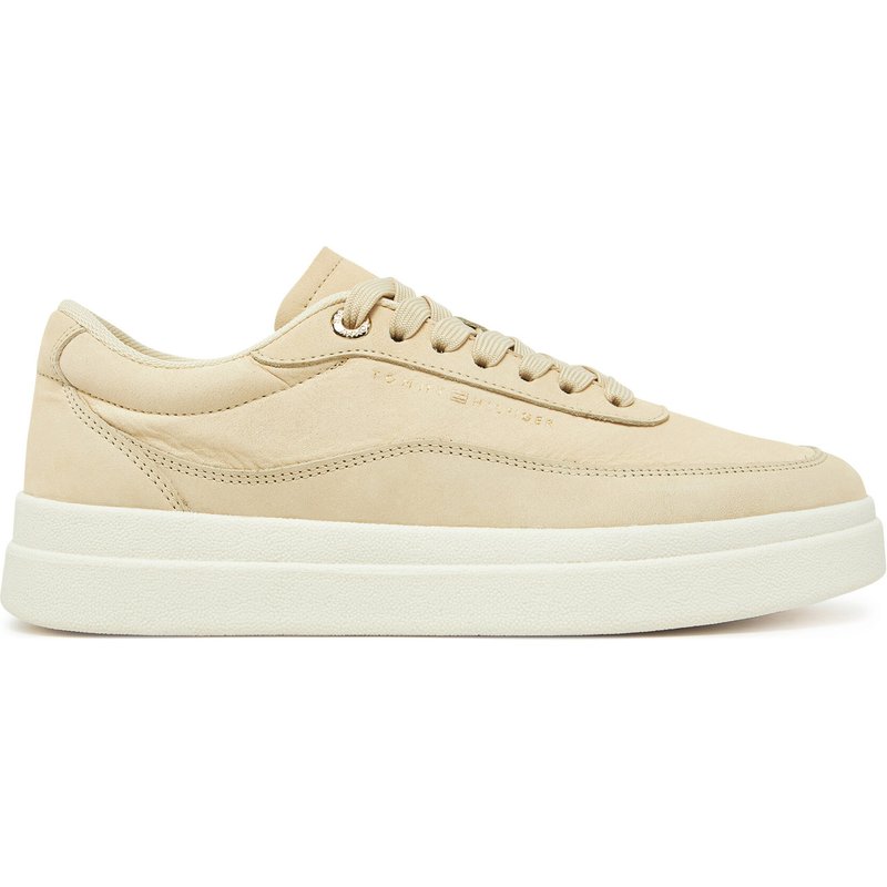 Sneakers Tommy Hilfiger Modern Court Sneaker Nubuck FW0FW08462 Beige